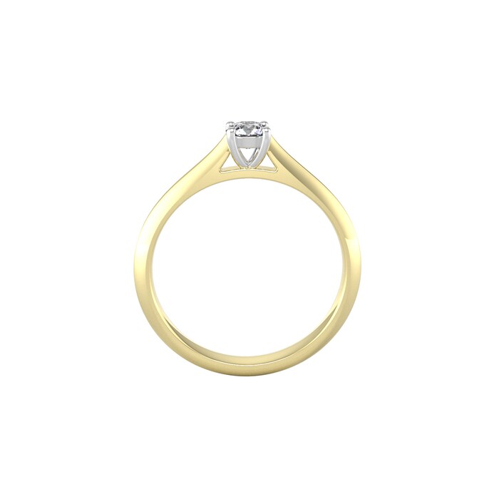 By Request 9ct White & Yellow Gold 0.33ct Diamond Ring