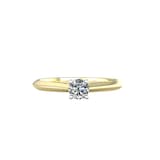 By Request 18ct White & Yellow Gold 0.33ct Diamond Ring - Ring Size L