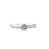 By Request 18ct White Gold 0.25ct Diamond Ring - Ring Size K.5