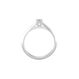 By Request 18ct White Gold 0.25ct Diamond Ring - Ring Size K.5