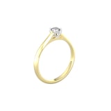 By Request 18ct White & Yellow Gold 0.25ct Diamond Ring