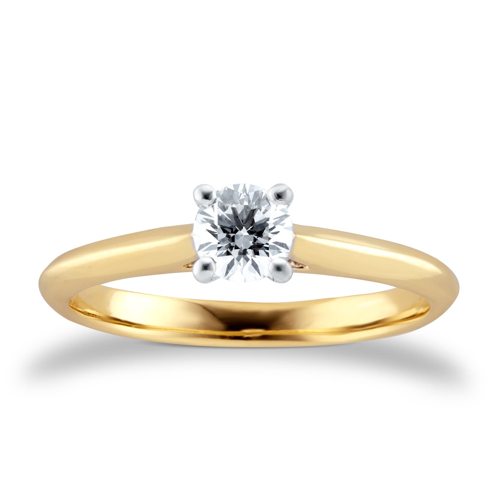 By Request 18ct White & Yellow Gold 0.40ct Diamond Ring