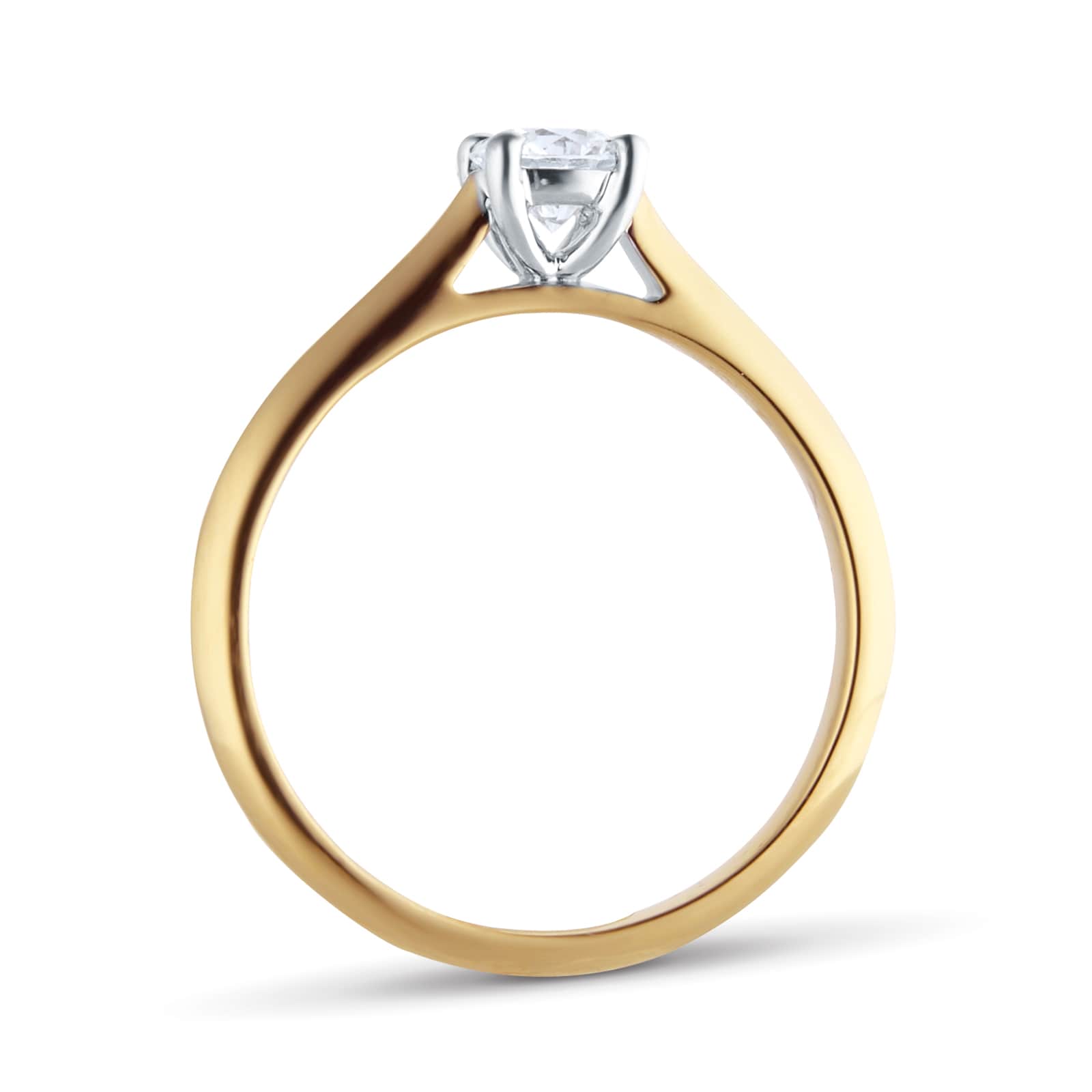 By Request 18ct White & Yellow Gold 0.40ct Diamond Ring