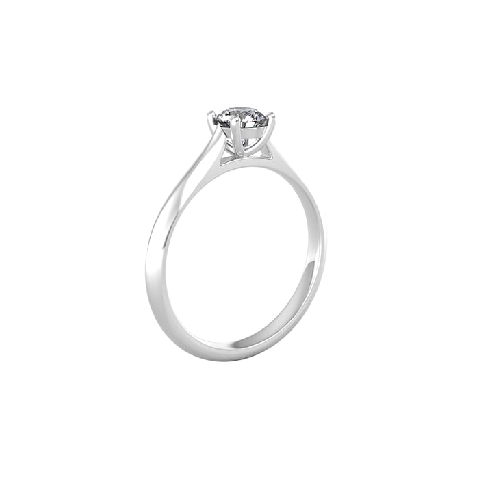 By Request 18ct White Gold 0.50ct Diamond Ring - Ring Size J.5