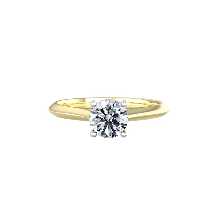 By Request 9ct White & Yellow Gold 1ct Diamond Ring - Ring Size L.5