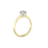 By Request 9ct White & Yellow Gold 1ct Diamond Ring - Ring Size L.5