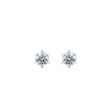 By Request 18ct White Gold 0.33cttw Solitaire Diamond Stud Earrings