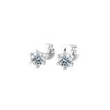 By Request 18ct White Gold 0.33cttw Solitaire Diamond Stud Earrings