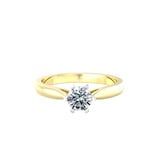 By Request 18ct White & Yellow Gold 0.50ct Diamond Ring
