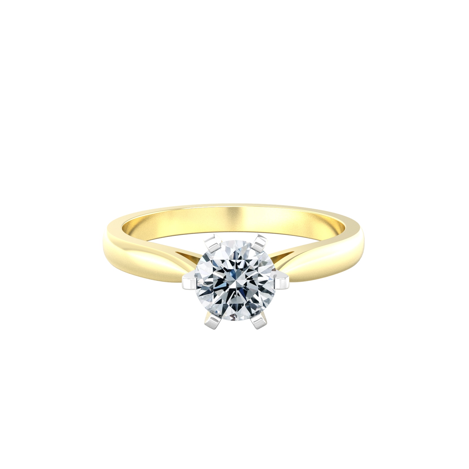 By Request 18ct White & Yellow Gold 0.80ct Diamond Ring By Request 18ct White & Yellow Gold 0.80ct Diamond Ring