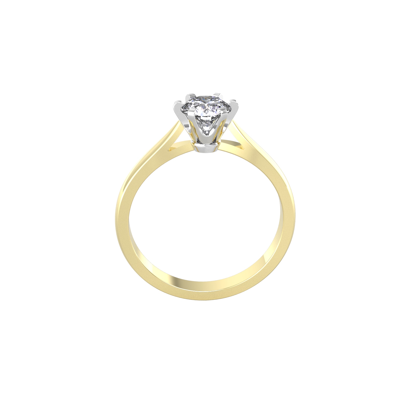 By Request 18ct White & Yellow Gold 0.80ct Diamond Ring By Request 18ct White & Yellow Gold 0.80ct Diamond Ring
