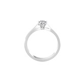By Request 9ct White Gold 0.33ct Diamond Ring - Ring Size M.5