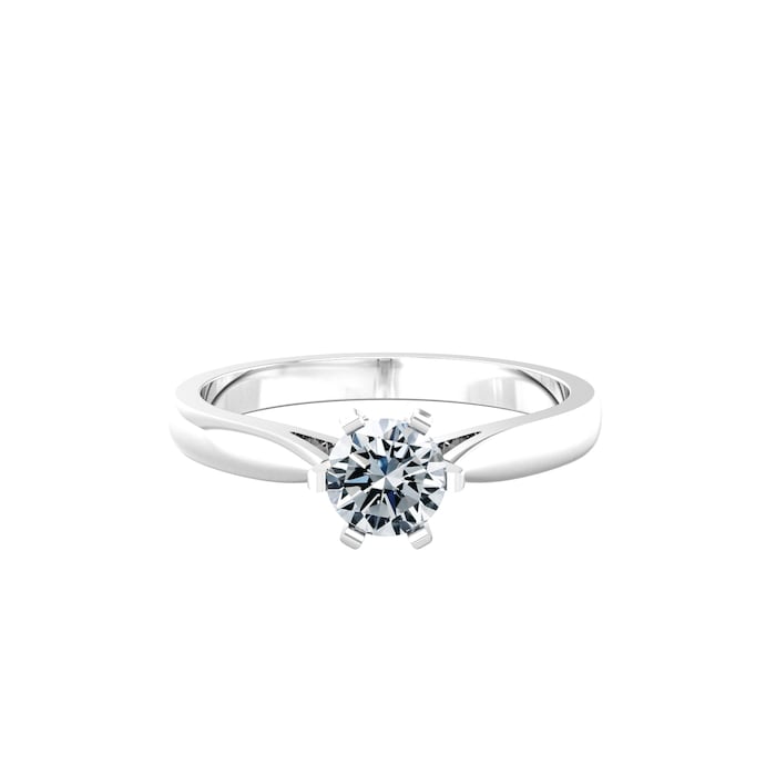 By Request 18ct White Gold 0.50ct Diamond Ring - Ring Size O.5