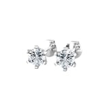 By Request 9ct White Gold 0.40cttw Solitaire Diamond Stud Earrings