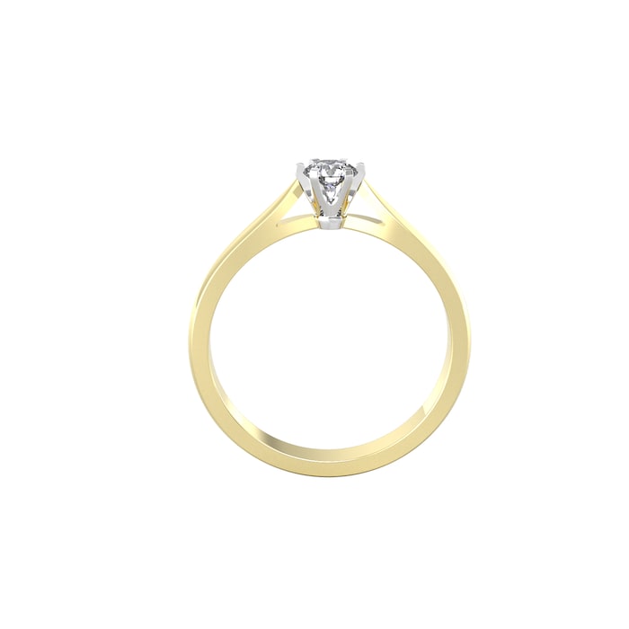 By Request 18ct White & Yellow Gold 0.33ct Diamond Ring