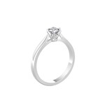 By Request 9ct White Gold 0.40ct Diamond Ring - Ring Size O