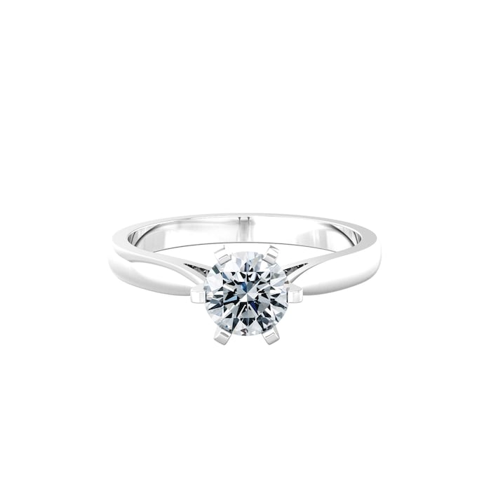 By Request 9ct White Gold 0.75ct Diamond Ring - Ring Size D