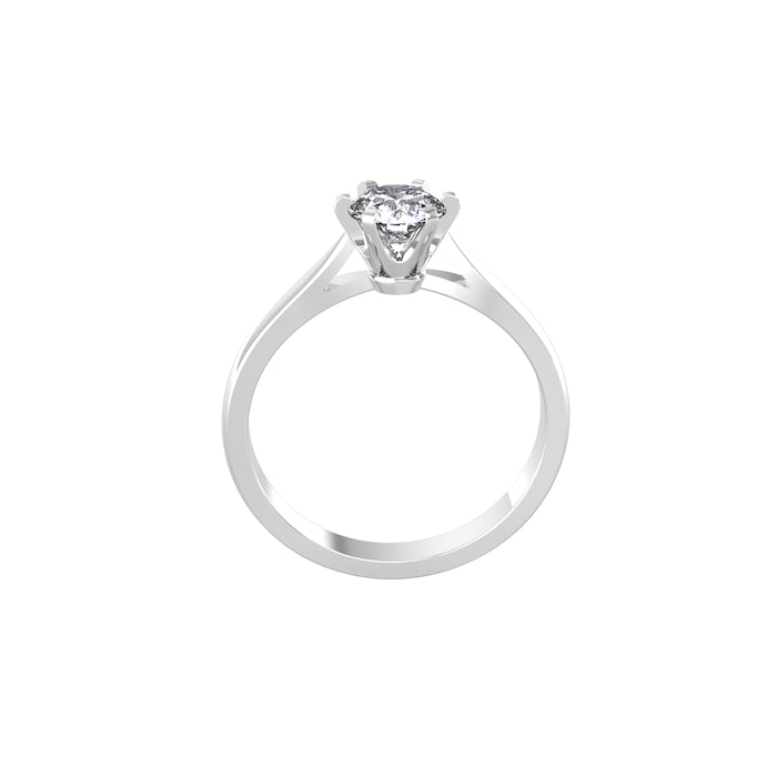 By Request 9ct White Gold 0.75ct Diamond Ring - Ring Size D