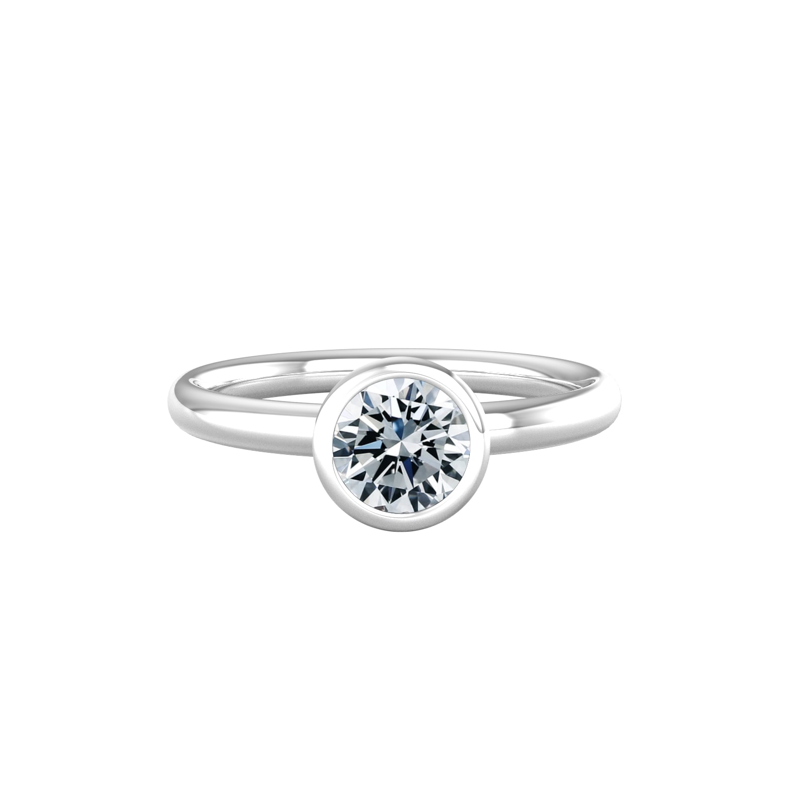 9ct White Gold 0.80ct Diamond Ring