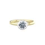 By Request 18ct White & Yellow Gold 0.80ct Diamond Ring - Ring Size C
