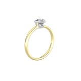 By Request 18ct White & Yellow Gold 0.80ct Diamond Ring - Ring Size C