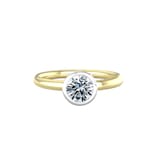By Request 18ct White & Yellow Gold 1ct Diamond Ring - Ring Size H.5