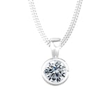 By Request 18ct White Gold 0.80ct Diamond Pendant