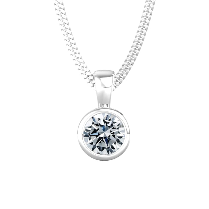 By Request 18ct White Gold 1.00ct Diamond Pendant