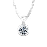 By Request 18ct White Gold 1.00ct Diamond Pendant