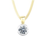 By Request 18ct Yellow & White Gold 1.00ct Diamond Pendant