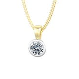 By Request 18ct Yellow & White Gold 1.00ct Diamond Pendant