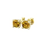 By Request 9ct Yellow Gold 4 Claw Citrine Stud Earrings