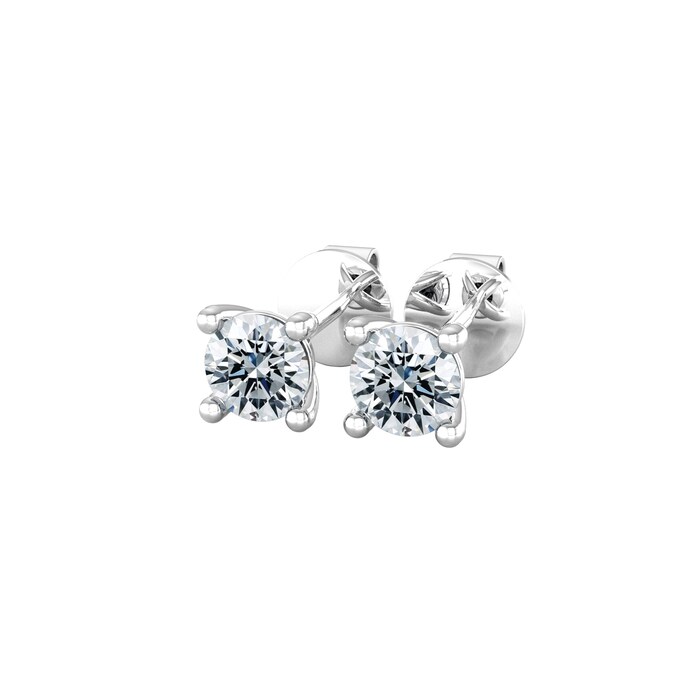 By Request 9ct White Gold 4 Claw 0.30cttw Diamond Stud Earrings