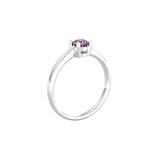 By Request 9ct White Gold 4 Claw Amethyst Ring