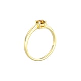 By Request 9ct Yellow Gold 4 Claw Citrine Ring - Ring Size H