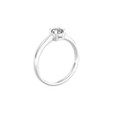 By Request 9ct White Gold 4 Claw Round Brilliant Cut Diamond Ring