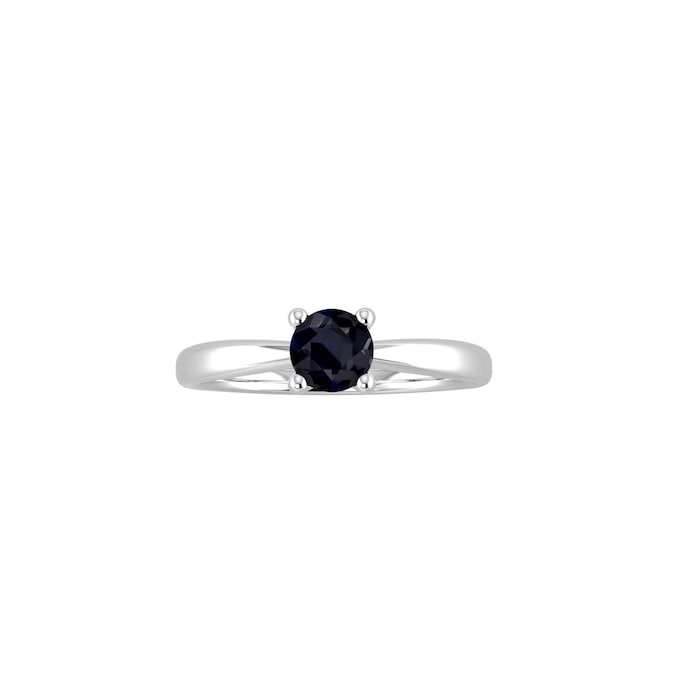 By Request 9ct White Gold 4 Claw Sapphire Ring