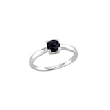 By Request 9ct White Gold 4 Claw Sapphire Ring