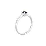 By Request 9ct White Gold 4 Claw Oval Sapphire Ring - Ring Size R.5