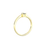 By Request 9ct Yellow Gold 4 Claw Pear Cut 0.40ct Diamond Ring