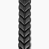David Yurman Chevron Woven Bracelet in Black Titanium and Black Nylon, 9mm