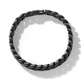 David Yurman Curb Chain Bracelet in Black Titanium, 11.5mm