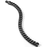 David Yurman Curb Chain Bracelet in Black Titanium, 11.5mm