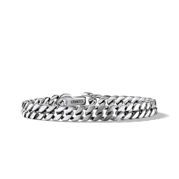 David Yurman Curb Chain Bracelet in Sterling Silver, 8mm