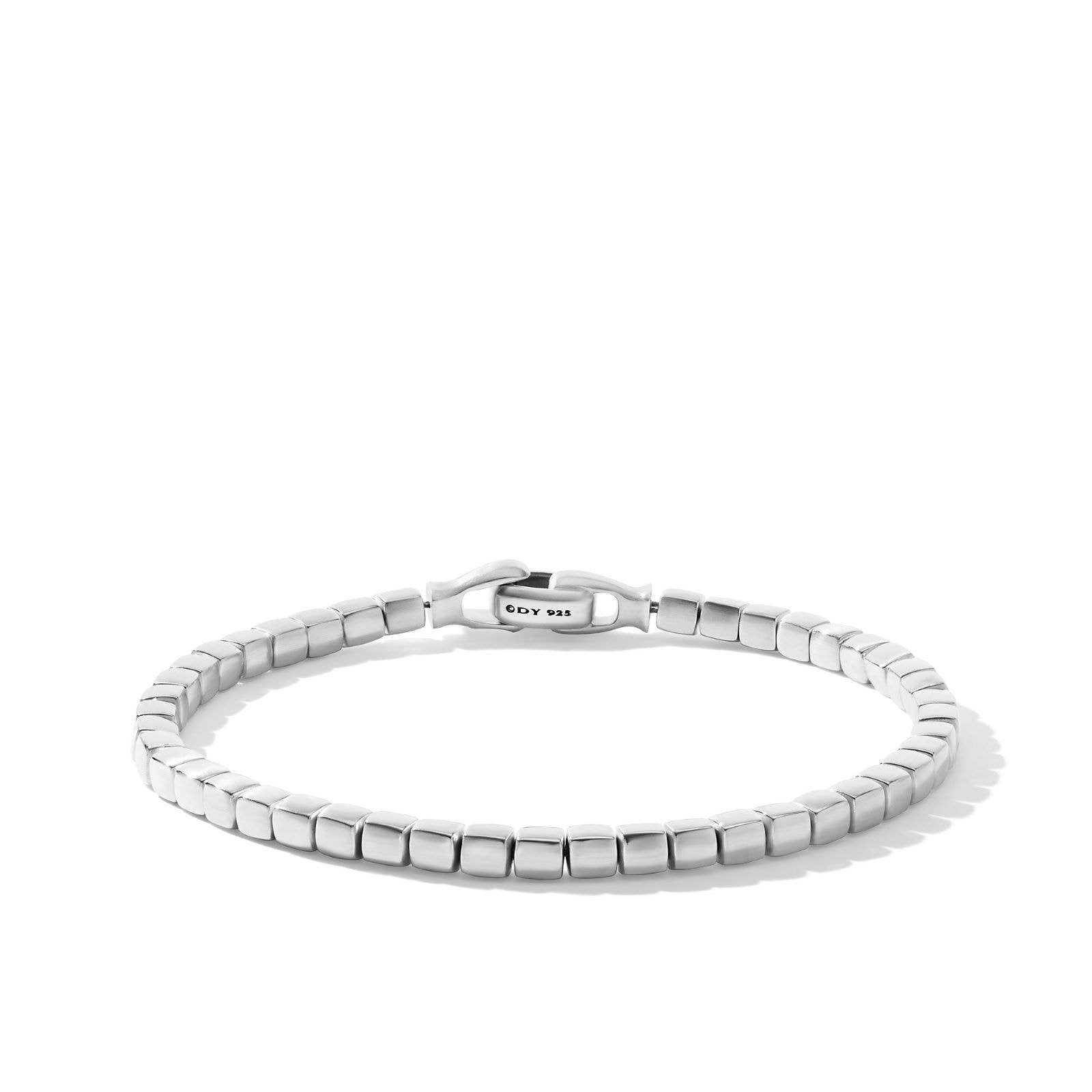 David Yurman Spiritual Beads Cushion Bracelet in Sterling Silver, 4mm