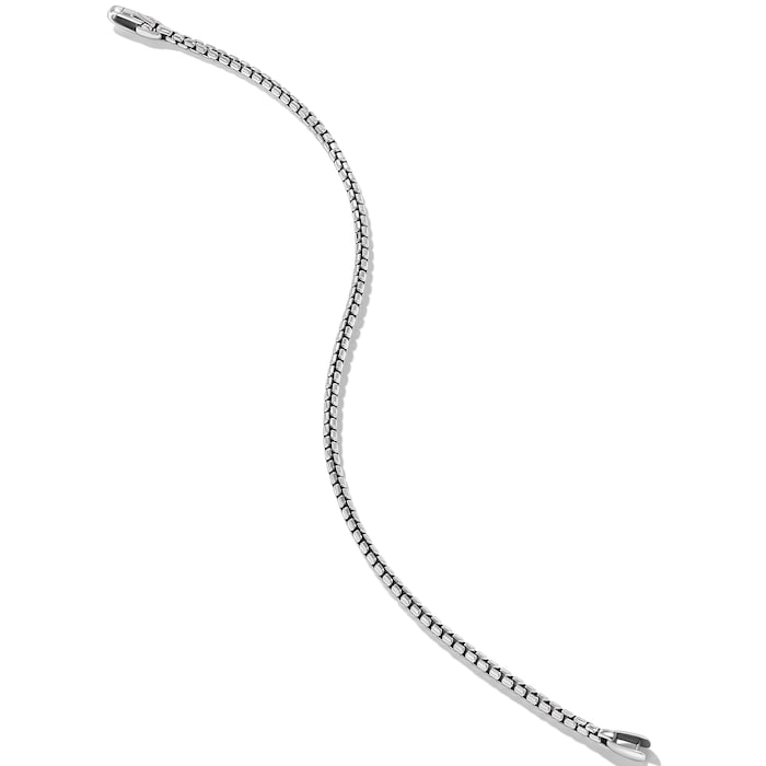 David Yurman Box Chain Bracelet in Sterling Silver, 2.7mm