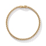 David Yurman Box Chain Bracelet in 18ct Yellow Gold, 3.4mm