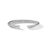 David Yurman Classic Cable Bracelet in Sterling Silver with Diamonds, 5mm