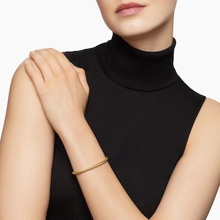 David Yurman Cable Flex Bracelet in 18ct Yellow Gold, 4mm