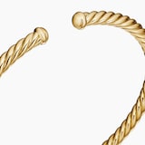 David Yurman Cable Flex Bracelet in 18ct Yellow Gold, 4mm
